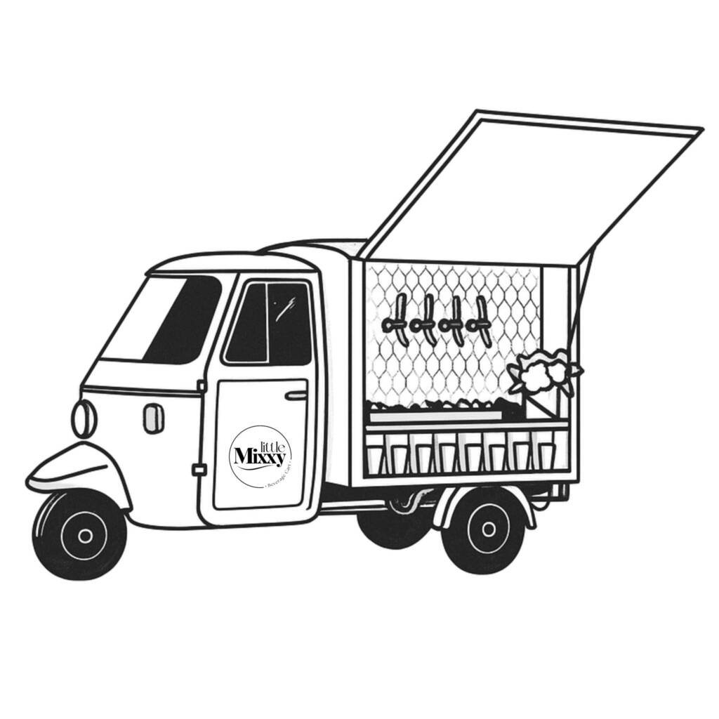 Little Mixxy Mobile Beverage Tap Cart Home LITTLE MIXXY